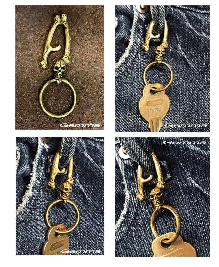 ジェンマ (gemma ) メンズ~シルバーアクセサリー~スカルキー ジェンマ (gemma ) メンズ~シルバーアクセサリー~スカルキー